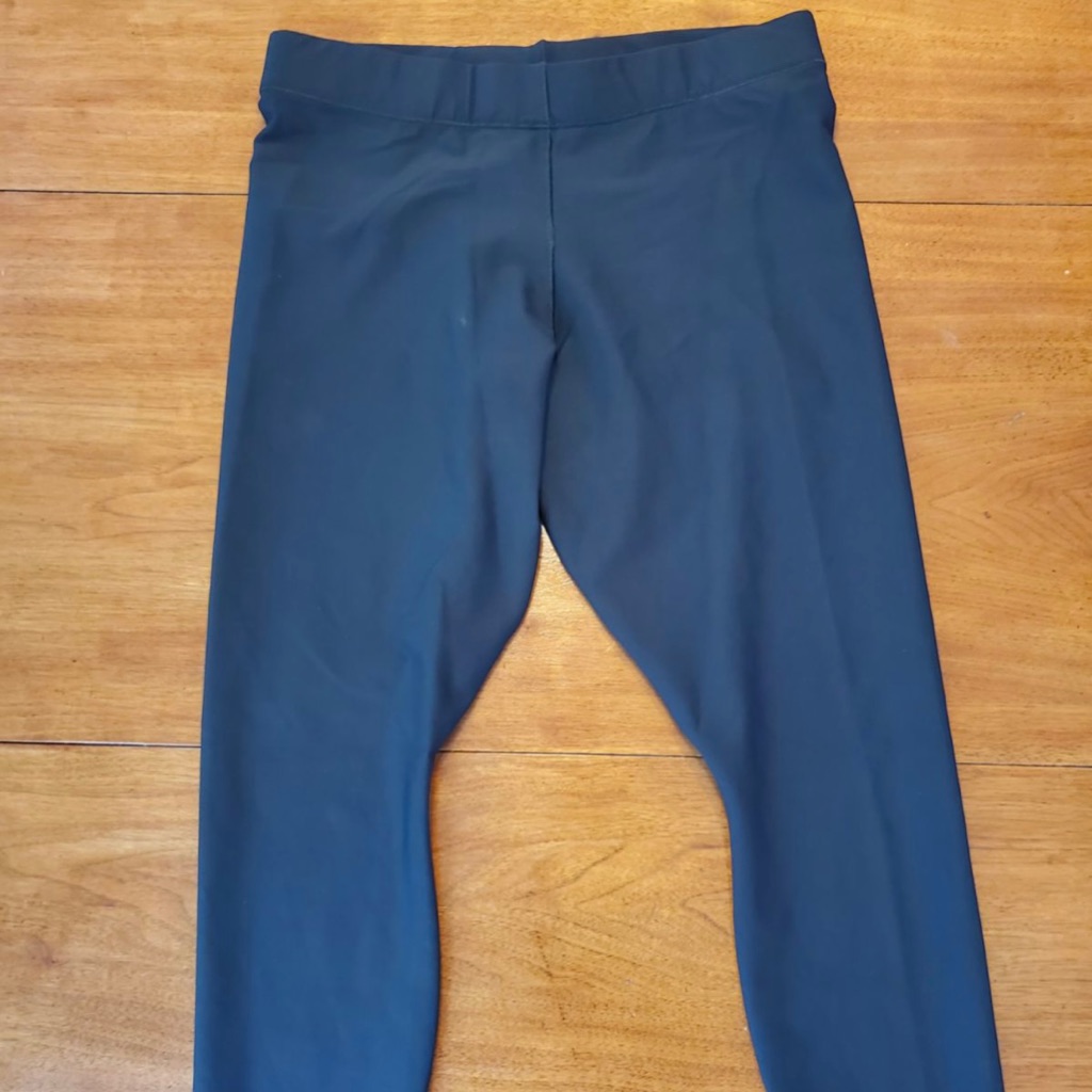 Shape Me Black Leggings. Size Large. Euc